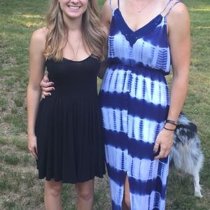 American Eagle soft stretch black summer dress